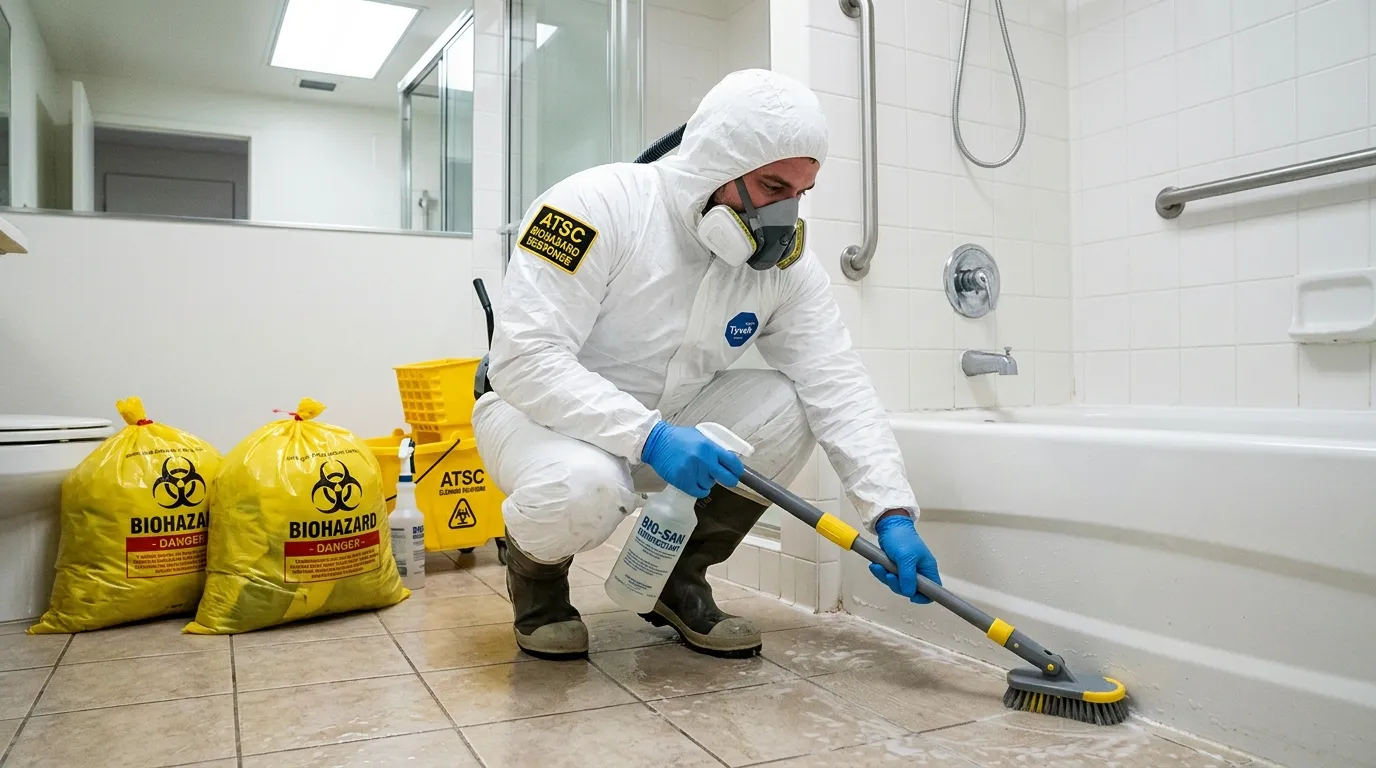 Decontamination equipment deployed for Blood Cleanup in Stamford